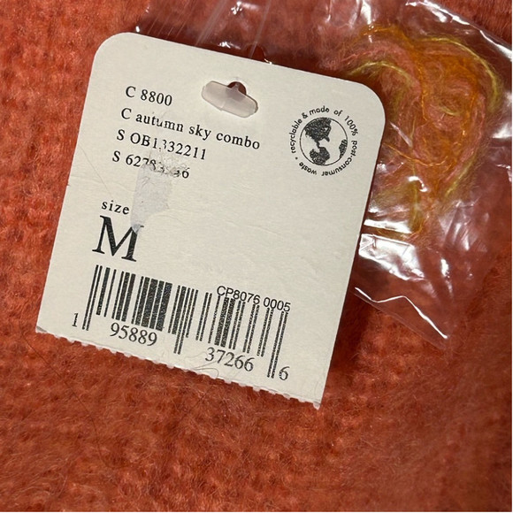 Free People Orange and Pink Sweater - Picture 7 of 9